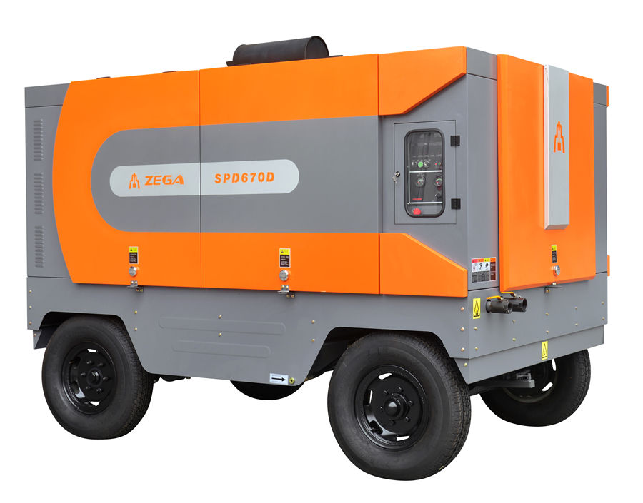 ZEGA Diesel Driven Screw Air Compressor